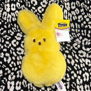 Peeps plush bunny - yellow